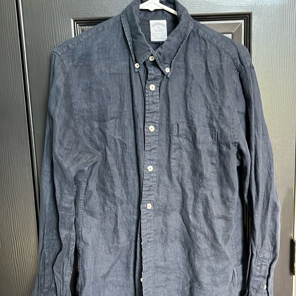 Linen Brooks Bothers Button up
